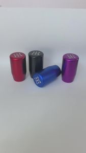 Núm Chuyển Số Xe Hơi Hợp Kim Nhôm 5 Tốc Độ Phổ Thông 7cm Dành Cho Hộp Số Tay/tự Động - Đỏ/Đen/Xanh dương/Tím