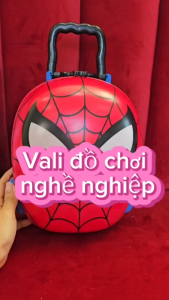Bộ Đồ Chơi Vali Kỹ Sư Spider-Man Có Dụng Cụ Nghề Sáng Tạo - Quà Tặng Học Tập Cho Bé 3 Tuổi Trở Lên