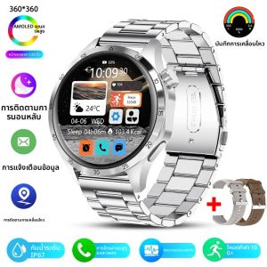นาฬิกา GT5 Pro สมาร์ทนาฬิกาผู้ชายผู้หญิง HD AMOLED หน้าจอ Heart Rate 100 + กีฬาบลูทูธ IP67 นาฬิกาสมาร์ทกันน้ําสําหรับ Huawei