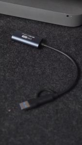 ACASIS Mini HDMI Video Capture Card USB 2.0 HDMI Video Record Box สำหรับ PS4 เกม DVD กล้องวิดีโอ HD กล้องสดสตรีมมิ่ง