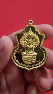 หลวงปู่บุญ วัดบ้านหมากมี่ นาคปรก รุน“พุทธบุญบารมี”เลข 824 เนื้อทองทิพย์ สร้างเพียง 999 องค์ ปี2560 ที่ระลึกวางศิลาฤกษ์ศาลาร่วมใจ พระเครื่อง แท้ โชคดีเครื่องราง Amulet