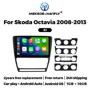 IPS Screen Car Radio For SKODA Octavia 2 A5 2008-2013 2 Din Wireless Carplay Central Multimedia Player Intelligent audio system