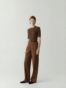 ICICLE | Spring Linen Blend Stretch Trousers