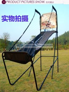 Double Automatic Scoring Shot Counter Electronic Scoring Shooting Frame Childrens Basketball Stand Shooting Game