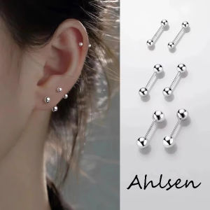 1 Pair Titanium Steel Stud Earring Small Ball Screws Small Earrings