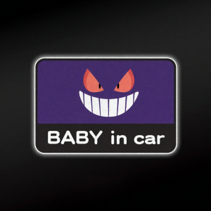 Pokémon Themed Reflective Car Decal