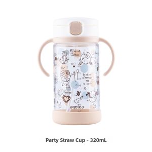 Richell | Transparent Toddler Straw Cup School Use