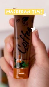 SR12 Coffee Mask Tube 20g Masker Krim Kopi Glowing Menghaluskan Mencerahkan & Mengencangkan Kulit Wajah