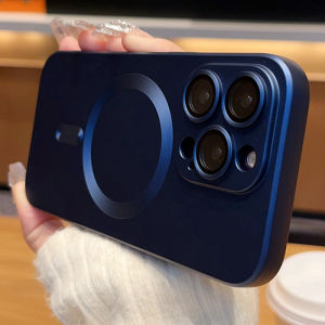 For Magsafe Magnetic Wireless Charge Phone Cases For iPhone 15 14 13 12 11 Pro Max Plus Case Camera Protection Cover Accessories