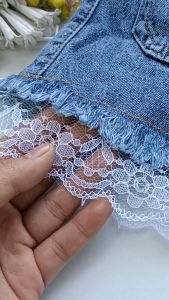 Rok Jeans Anak Perempuan Umur 2 sd 6 thn Rok Renda Denim Bio Sandwash