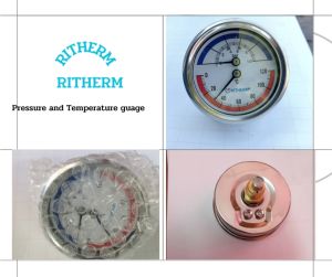 เกจวัดแรงดัน และอุณภูมิ RITHERM Presussure Guage and Temperature