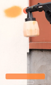  【2in1】 เครื่องเป่าลมไฟฟ้า กาพ่นสีไฟฟ้า อะแดปเตอร์สำหรับเครื่องเป่าลม แปลงเป็นกาพ่นสีไฟฟ้า 800ml ฉีดพ่นได้สม่ำเสมอ ละอองละเอียด และไม่อุดตัน