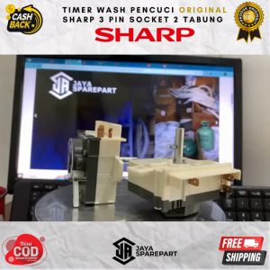 Timer Wash Pencuci SHARP 2 Tabung | Timer Wash Socket 3 Pin
