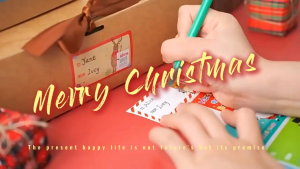 Festive Holiday-Themed Sticker Roll for School & Office - Christmas & New Year Themed Labels