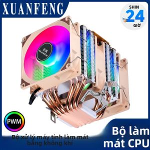 Tản Nhiệt CPU Làm Mát Bằng Không Khí XUANFENG Với Quạt 90mm Thiết Kế Hai Tháp 4/6 Ống Dẫn Nhiệt Tương Thích Với LGA2011 115x 1200 1700 X79 X99 AMD AM3 AM4