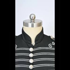 Lelaki Cosplay Rock Band Jacket Punk tentera Drummer tanpa lengan Parade vest Marching Band My Chemical Romance Costume