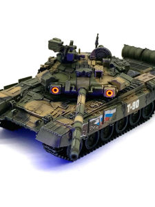 Special Day Camouflage T-90 Main Battle Tank Model with UV Light