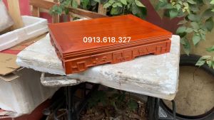 Bàn chiện osin gỗ hươngbàn kê cao cấpbàn thờ cúng có 2 cỡ 40x30x8 và to 55x35x8