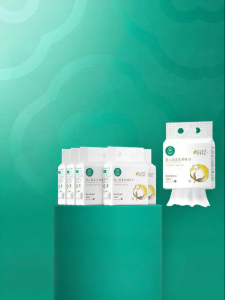Purcotton | Wall-mountable Ultra-soft Cream Cotton Towel for Baby Cleansing