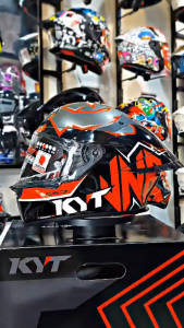 KYT TT-REVO Fullface Single Visor Lightweight Helmet