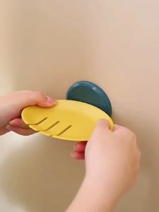 Manila Stock Soap Dish Punch-free Waterproof Wall Hanging Plastic Drain Soap Holder Multi-function Soap Tray Stadia Home