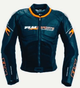JAKET KULIT RACING SPORT ORIGINAL.BEKAS PAKAI KONDISI 90% DI JUAL KARNA JARANG D PAKAIBAHAN KULIT SAPI ASLIsize L.
