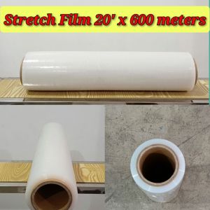 Stretch Film 20 inch width by 600 meters length Clear Cling Wrap