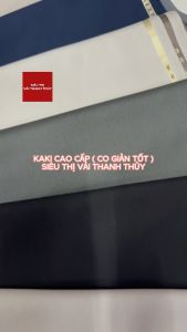 VẢI KAKI CAO CẤP ( CO GIẢN ) MAY QUẦN NAM CÔNG SỞ