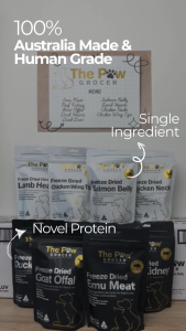 The Paw Grocer - Freeze Dried Single Protein Treats for Dogs and Cats | Human Grade (12 Types)