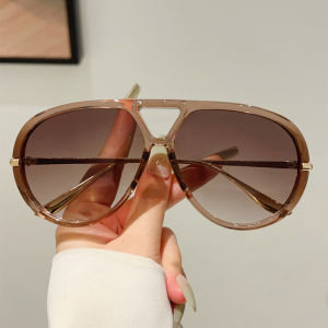 KAMMPT Oversized Pilot Sunglasses 2025 New in Vintage Double Bridge Sun Glasses Women Trendy Luxury Brand Design Outdoor Shades