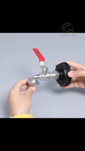 1/2" IBC Outlet Tap Faucet Adapter IBC Container Adapter For Water IBC 1/2 Inch Tap Adapter Paip Air Tangki Air Watering