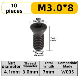 DIANRUI | High Strength 12.9 Grade Torx Screw For CNC Tools