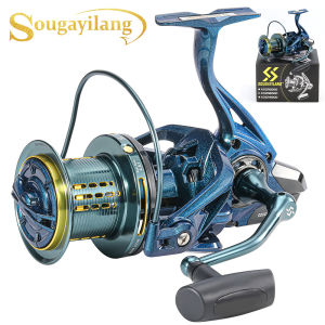 Sougayilang 10000-14000 Full Metal Spool Jigging Trolling Long Shot Casting and Salt Water Surf Big Sea Spinning Fishing Reel