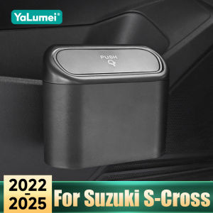 For Suzuki S-Cross Scross MK3 Hybrid 2022 2023 2024 2025 Car General Suspension Creative Trash Can Supplies Trim Accessories