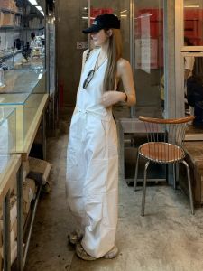 Quần Ống Rộng Nhanh Khô Mùa Hè Cho Nữ Cạp Cao Quần Dài Thường Ngày Rộng Rãi Thoải Mái Bằng Vải Polyester Quần Áo Bảo Hộ Lao Động