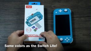 Ipega 3 In 1 Essential Kit For Nintendo Switch Lite (กรอบใส Switch Lite)(เคสใส Nintendo Switch Lite)(PG-SL009)