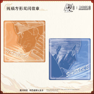 Đồ Chơi Băng Đô Naruto Anime Official Double Flash Bubble Iron Material Anime Badges 2D Naruto Hidden Leaf Village Logo