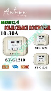 Bosca ST-G1210 Solar Charger Controller 10A 12V/24V Solar Charger Automatic Protection Controller Battery Display Time