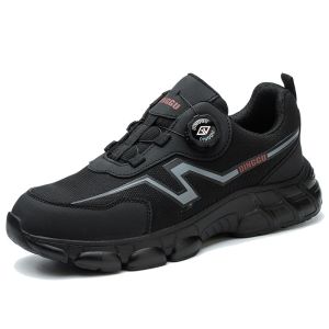 DINGGU | Impact Resistant Breathable Lightweight Anti-Odor Safety Shoes