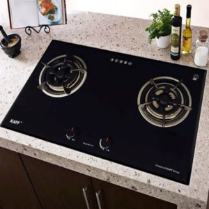 Bếp gas âm Kaff KF 218 mặt kính cường lực họng đốt Sabaf Italy tiết kiệm gas an toàn tuyệt đối