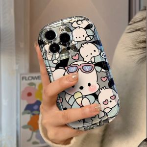 Compatible with iPhone case 14 Pro Max 11 13 Pochacco Soap casing 12 15 XR X Xs Max shockproof anti-drop clear 7 8 Plus