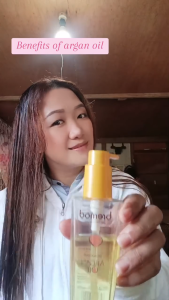 BREMOD Moroccan Argan Oil - Nutritive Hair Serum with Vitamin E -Prevents Split Ends & Hair Breakage