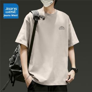 Jeanswest | Áo Thun Nam Phong Cách Retro Mùa Hè Cotton