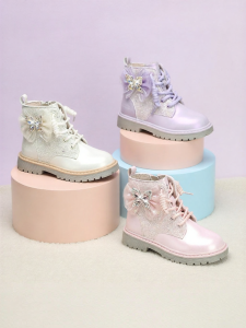 Belle | Thermal Insulation Furry Martin Boots for Little Girls