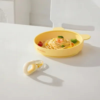 Usbettas | Silicone Suction Plate Baby Feeding Dishes