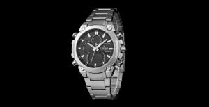 Naviforce | NAVIFORCE Mens Sports Alarm Countdown Timer Watch Multi-Functional Stainless Steel Band 3ATM Dual Display Time Watches