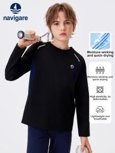 navigare kids | Quick Drying Boys Long Sleeve T-Shirt Fall Light