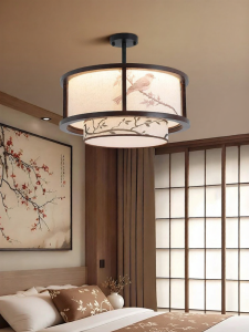 DGY | Chinese Antique Zen Aesthetic Ceiling Light Fabric