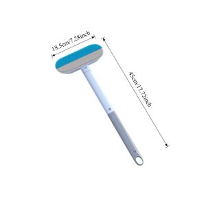 XMSJ | 1/2Pcs Long Handle Pet Hair Remover Brush Static Cat Hair Cleaner for Carpets Cat Trees Beds Ideal for Cat Furniture Cleaning