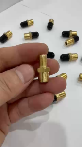 Van lốp xe máy chân không bằng đồng chân ren M10